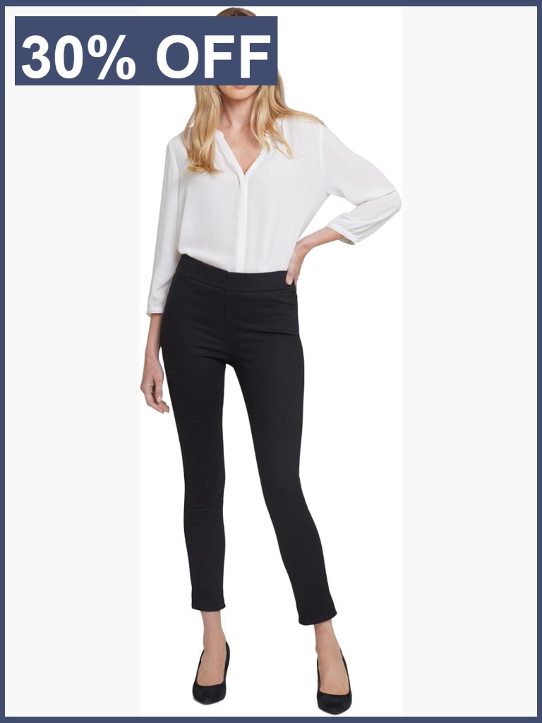 Skinny Ankle Jeans With Lift Tuck Technology, Pull-On Style, 27in Inseam